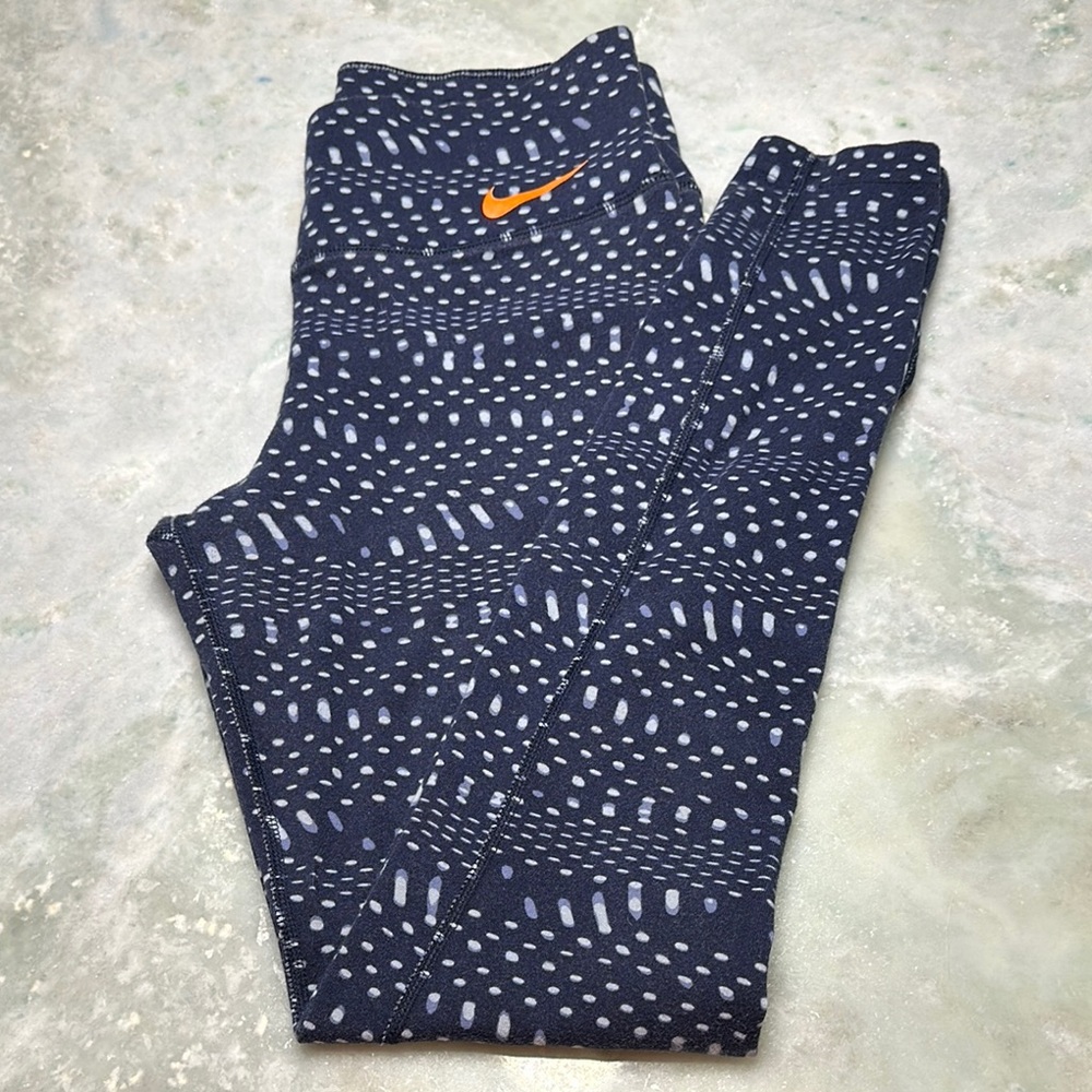 Nike Blue Patterned Leggings